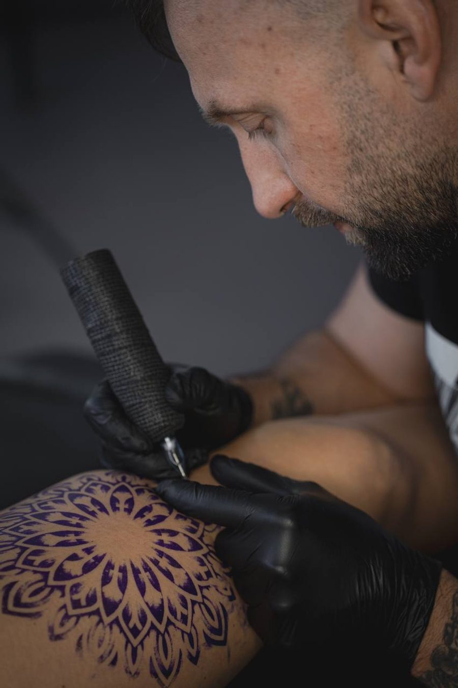Igor — founder of StenGen, tattoo artist and owner of Sorry Mom Studio